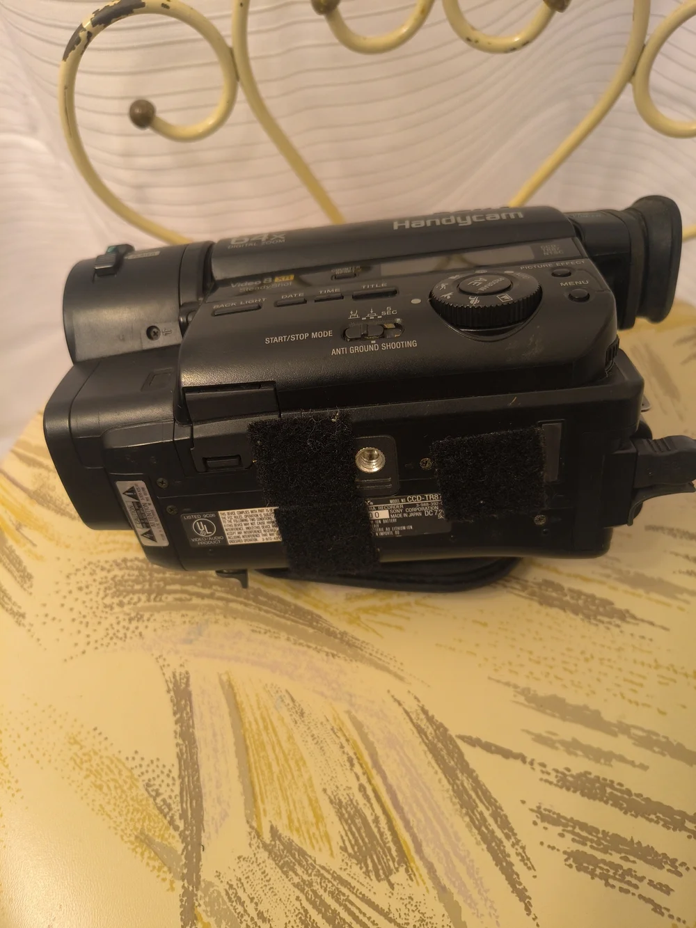 Sony Handycam Black Camcorder with InfoLithium Battery For Parts Only
